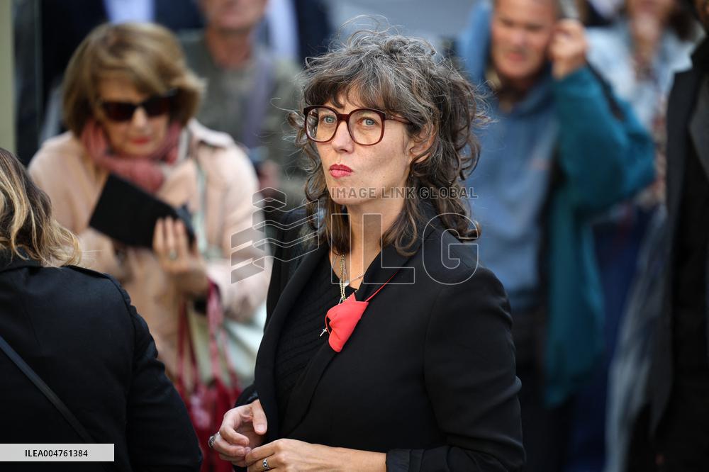 Funeral of Italo-French actress Claudia Cardinale at Saint-Roch Church - Paris