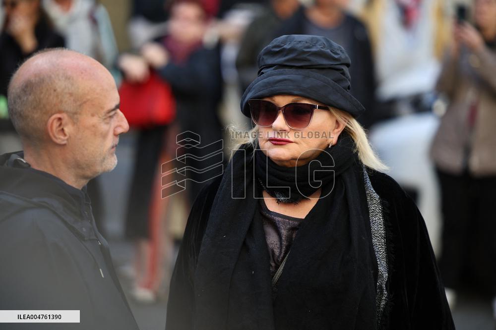 Funeral of Italo-French actress Claudia Cardinale at Saint-Roch Church - Paris