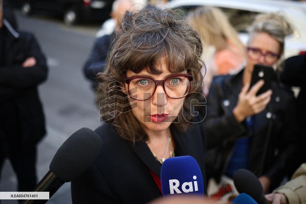 Funeral of Italo-French actress Claudia Cardinale at Saint-Roch Church - Paris