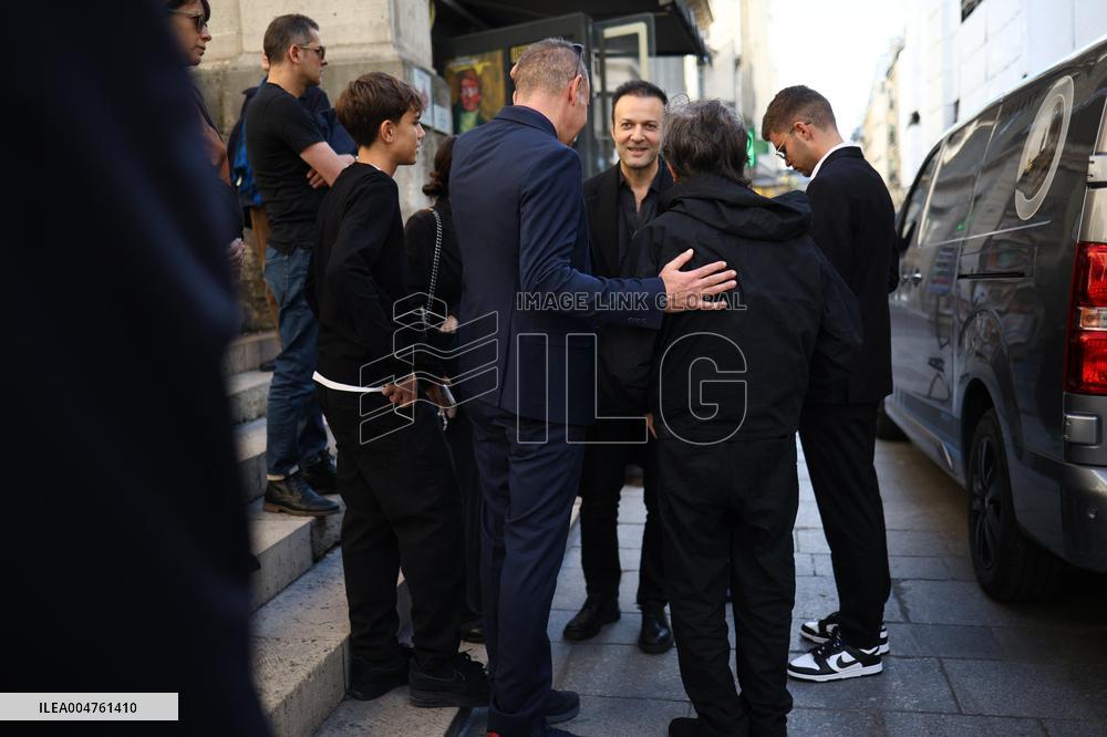 Funeral of Italo-French actress Claudia Cardinale at Saint-Roch Church - Paris