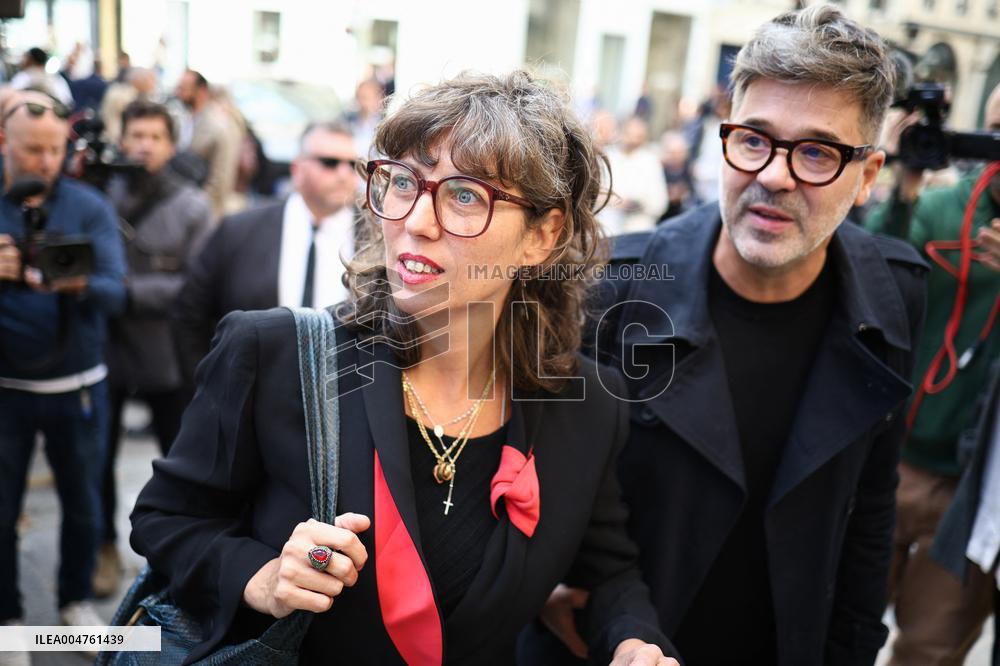 Funeral of Italo-French actress Claudia Cardinale at Saint-Roch Church - Paris