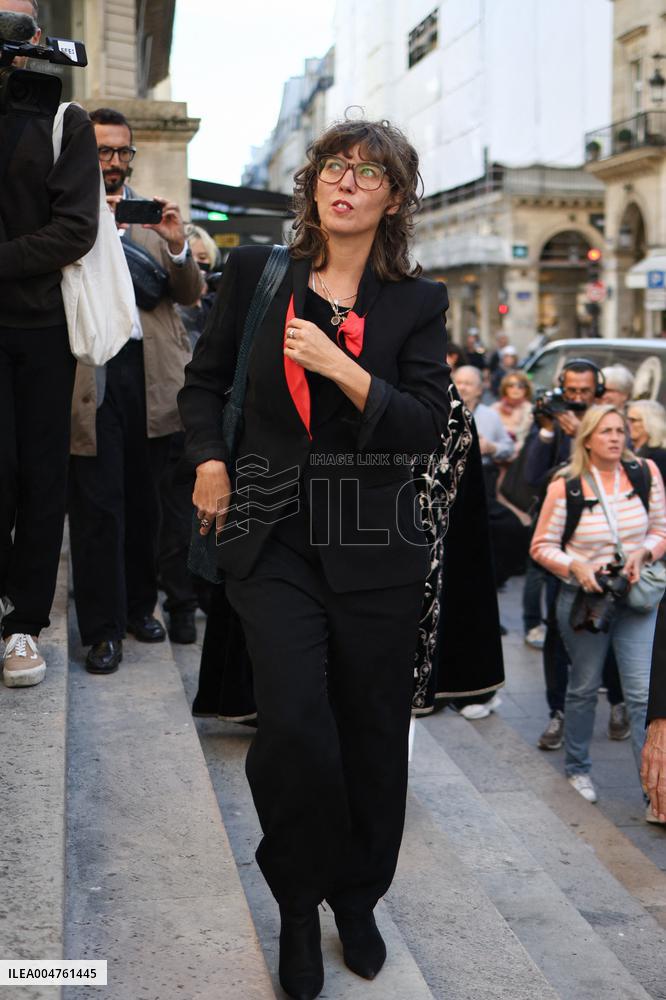 Funeral of Italo-French actress Claudia Cardinale at Saint-Roch Church - Paris