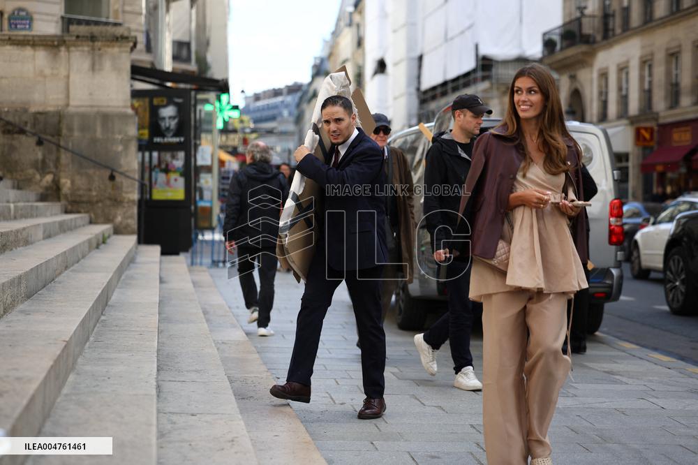 Funeral of Italo-French actress Claudia Cardinale at Saint-Roch Church - Paris