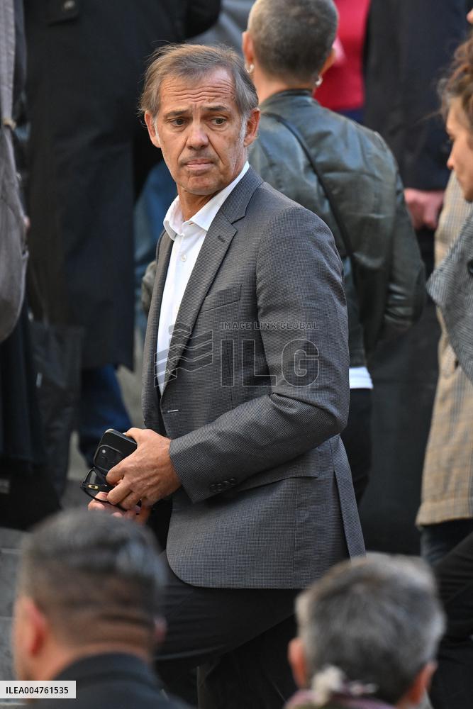 Funeral of Italo-French actress Claudia Cardinale at Saint-Roch Church - Paris