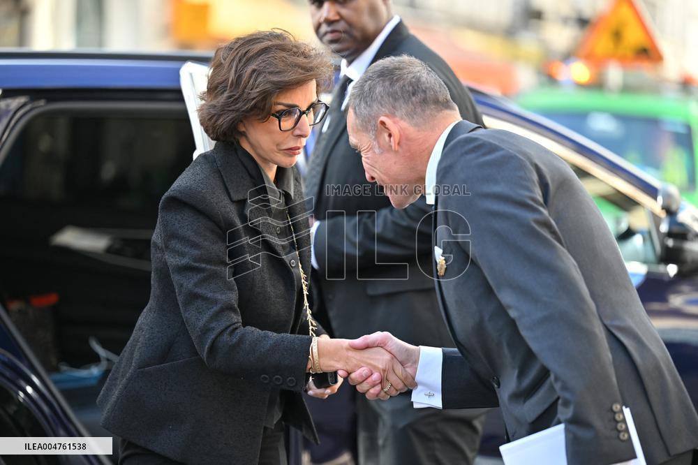Funeral of Italo-French actress Claudia Cardinale at Saint-Roch Church - Paris