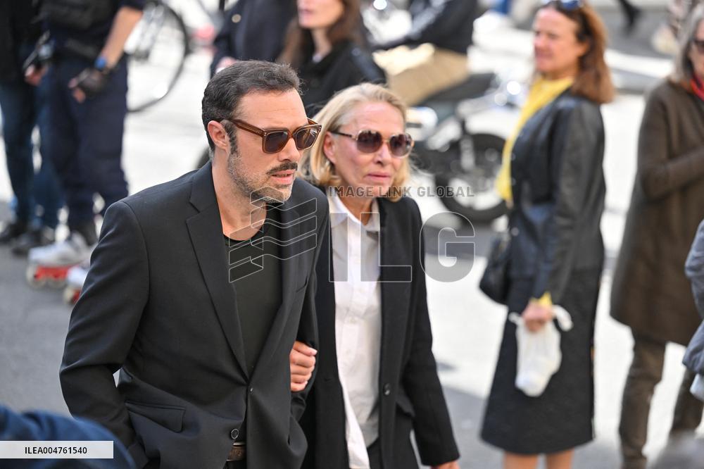Funeral of Italo-French actress Claudia Cardinale at Saint-Roch Church - Paris