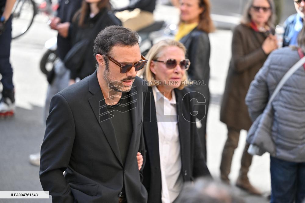 Funeral of Italo-French actress Claudia Cardinale at Saint-Roch Church - Paris