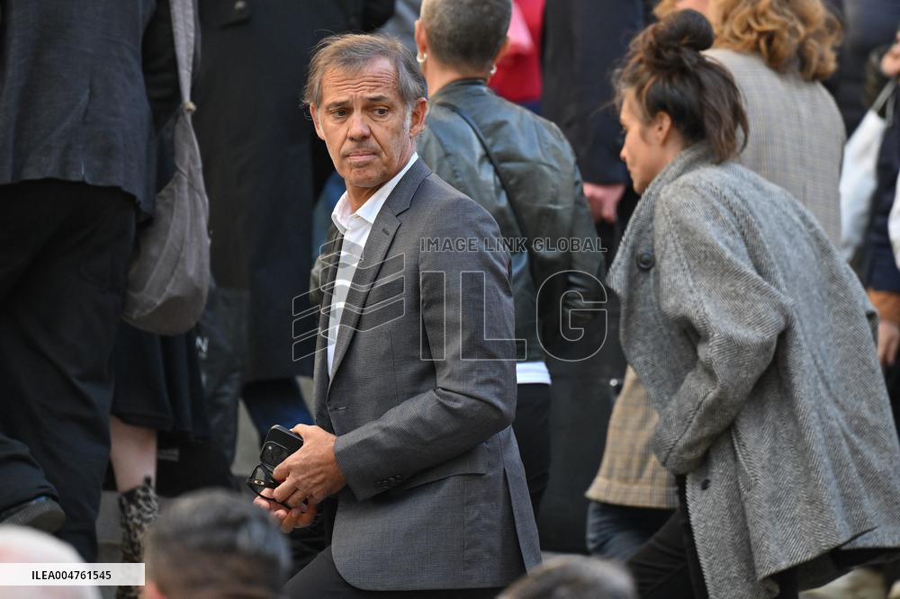 Funeral of Italo-French actress Claudia Cardinale at Saint-Roch Church - Paris