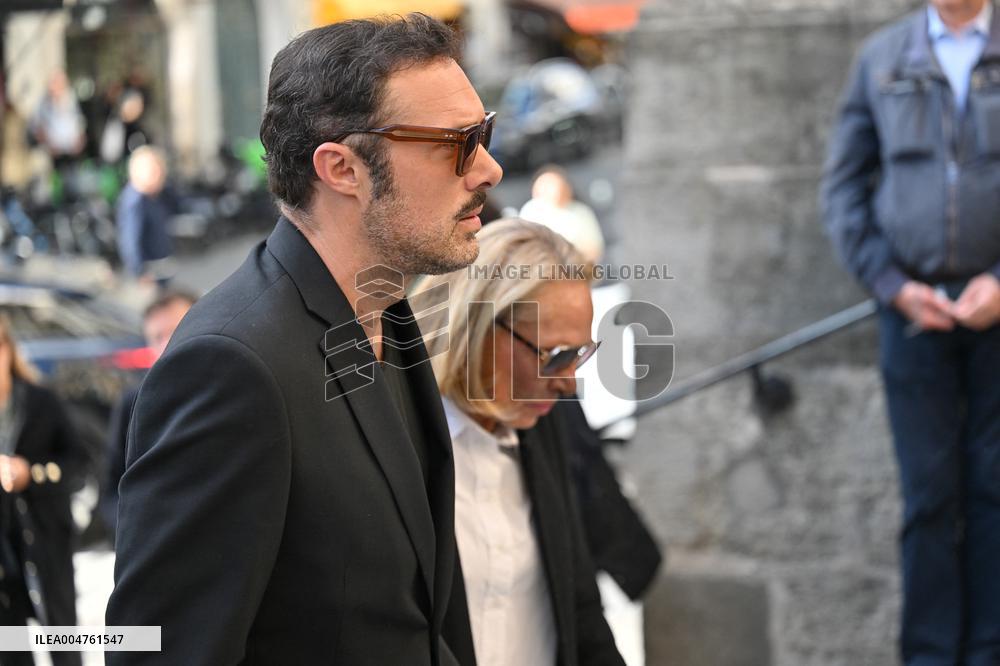 Funeral of Italo-French actress Claudia Cardinale at Saint-Roch Church - Paris