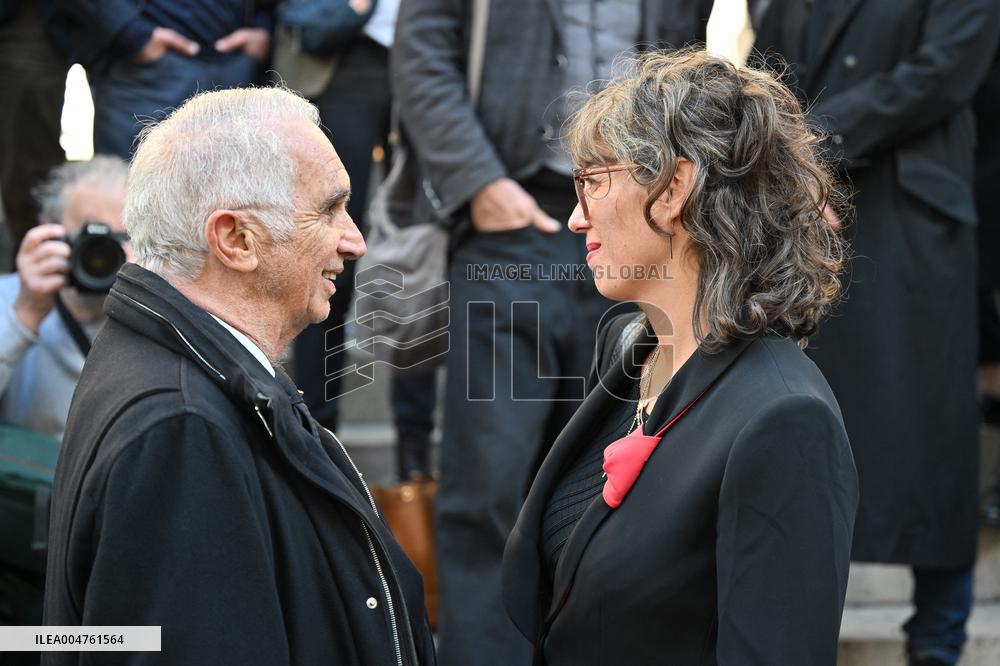 Claudia Cardinale's Funeral - Paris
