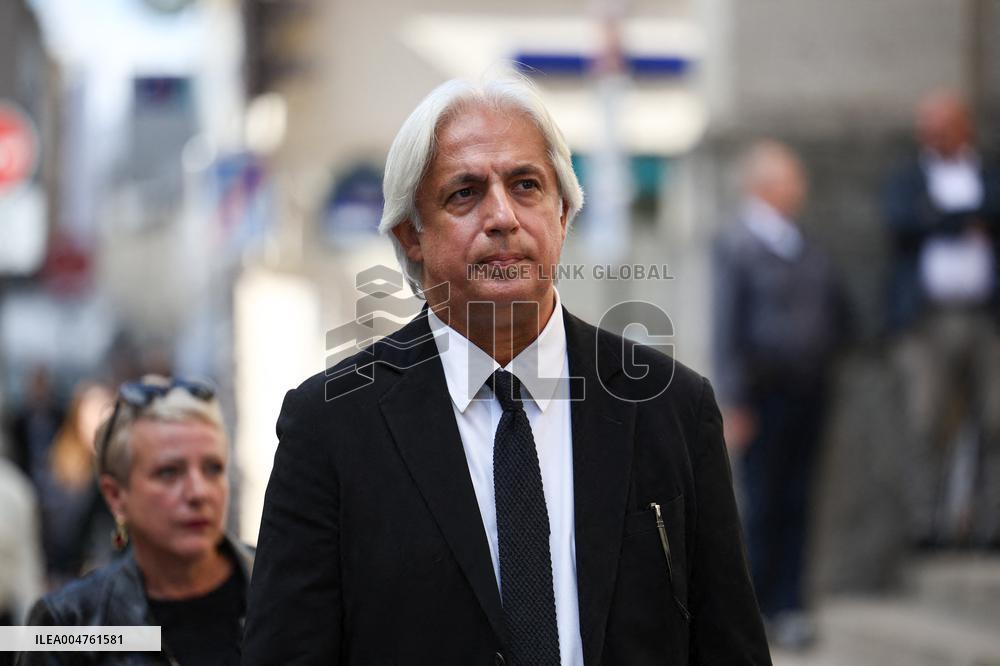 Funeral of Italo-French actress Claudia Cardinale at Saint-Roch Church - Paris