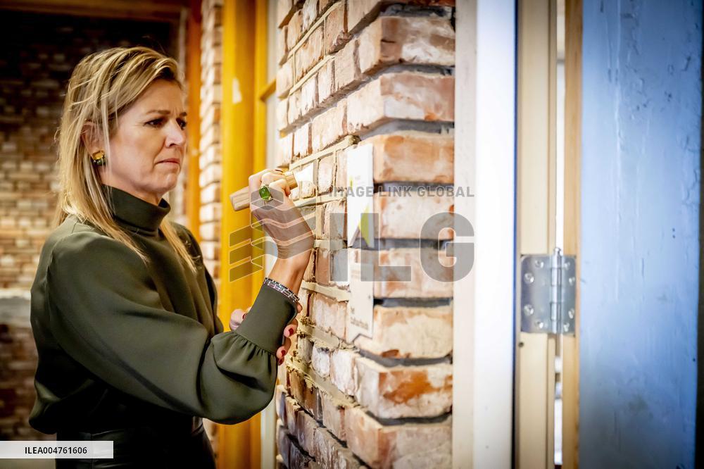 Queen Maxima Visits Practical Center for Craft Training - Netherlands