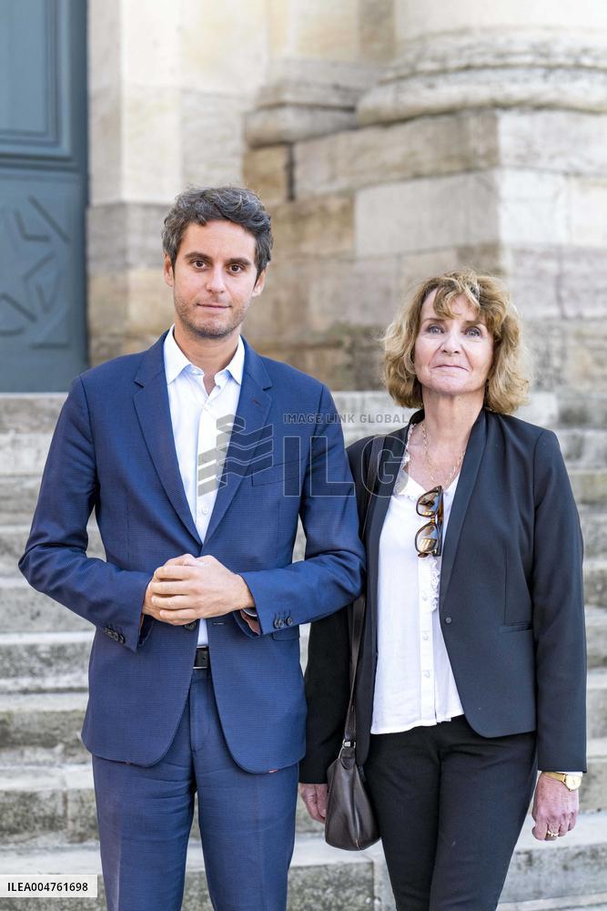 Gabriel Attal Supports Catherine Simonin In Montauban - France