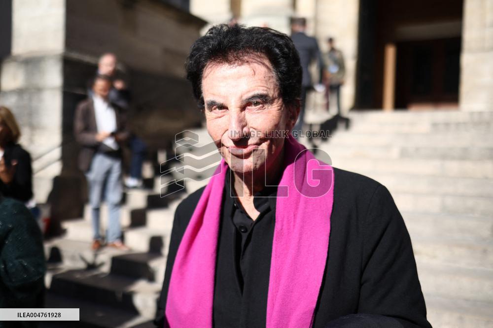 Funeral of Italo-French actress Claudia Cardinale at Saint-Roch Church - Paris