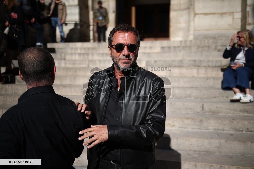 Funeral of Italo-French actress Claudia Cardinale at Saint-Roch Church - Paris