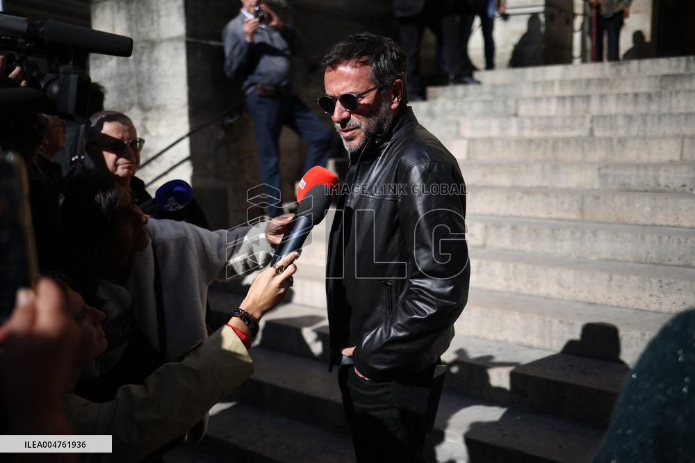 Funeral of Italo-French actress Claudia Cardinale at Saint-Roch Church - Paris