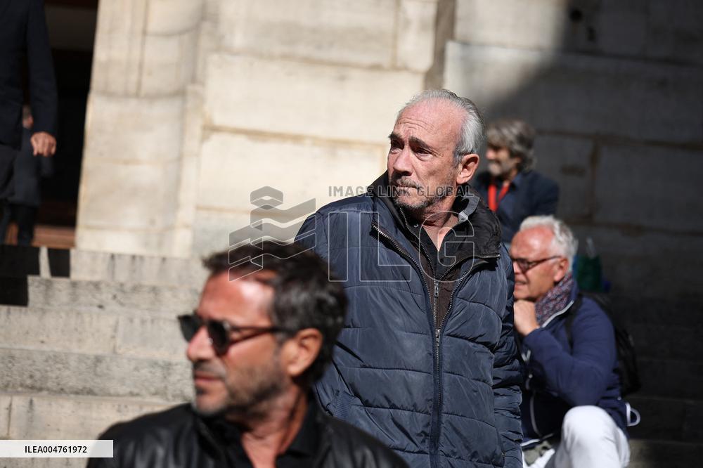 Funeral of Italo-French actress Claudia Cardinale at Saint-Roch Church - Paris