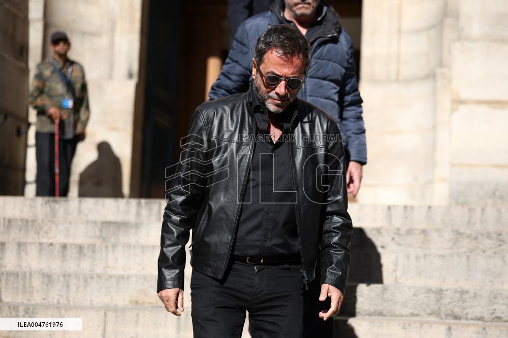 Funeral of Italo-French actress Claudia Cardinale at Saint-Roch Church - Paris