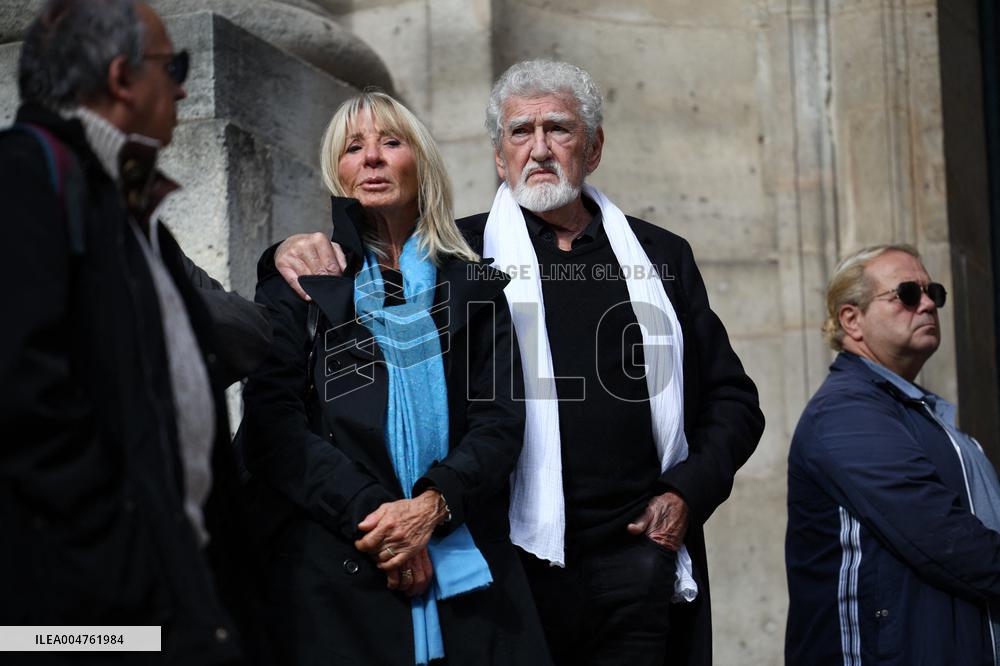 Funeral of Italo-French actress Claudia Cardinale at Saint-Roch Church - Paris