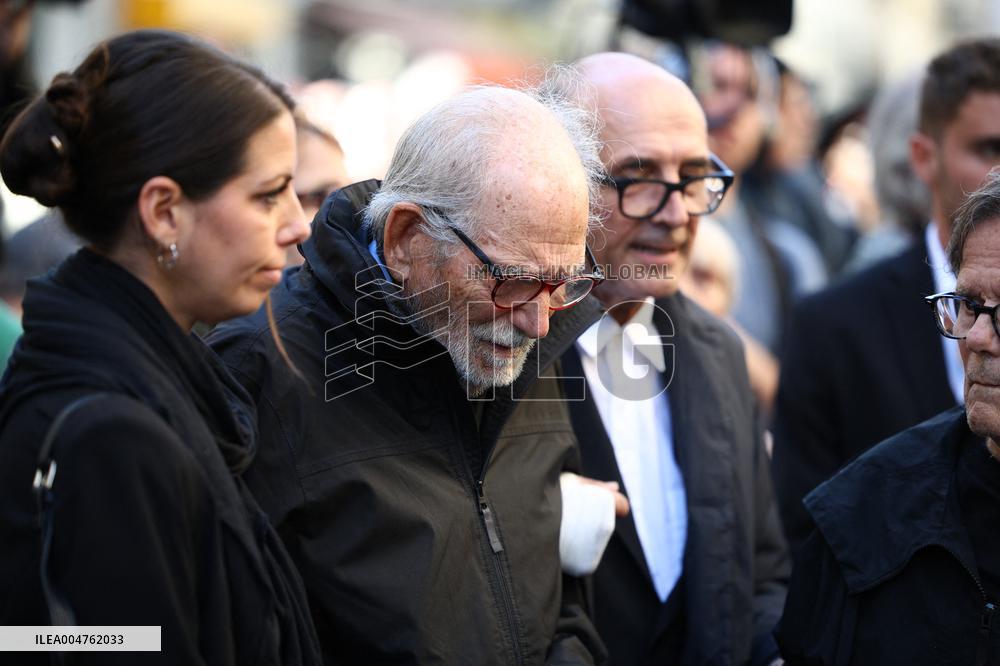Funeral of Italo-French actress Claudia Cardinale at Saint-Roch Church - Paris