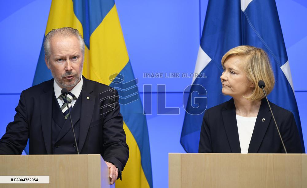 Press Conference of Nordic Ministers for Migration