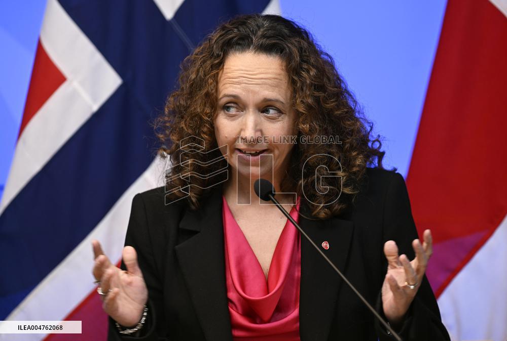 Press Conference of Nordic Ministers for Migration