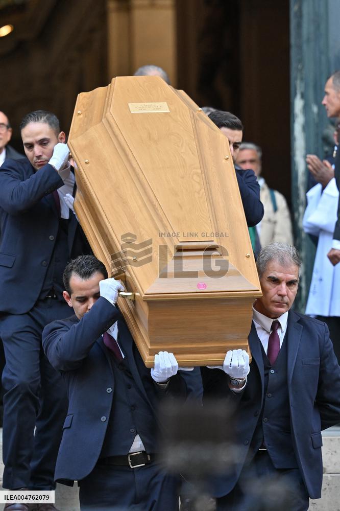 Claudia Cardinale's Funeral - Paris