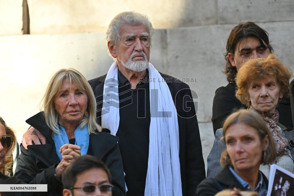 Claudia Cardinale's Funeral - Paris