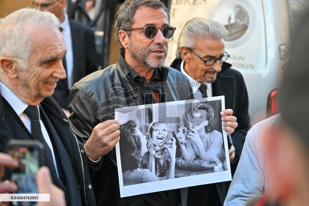 Claudia Cardinale's Funeral - Paris