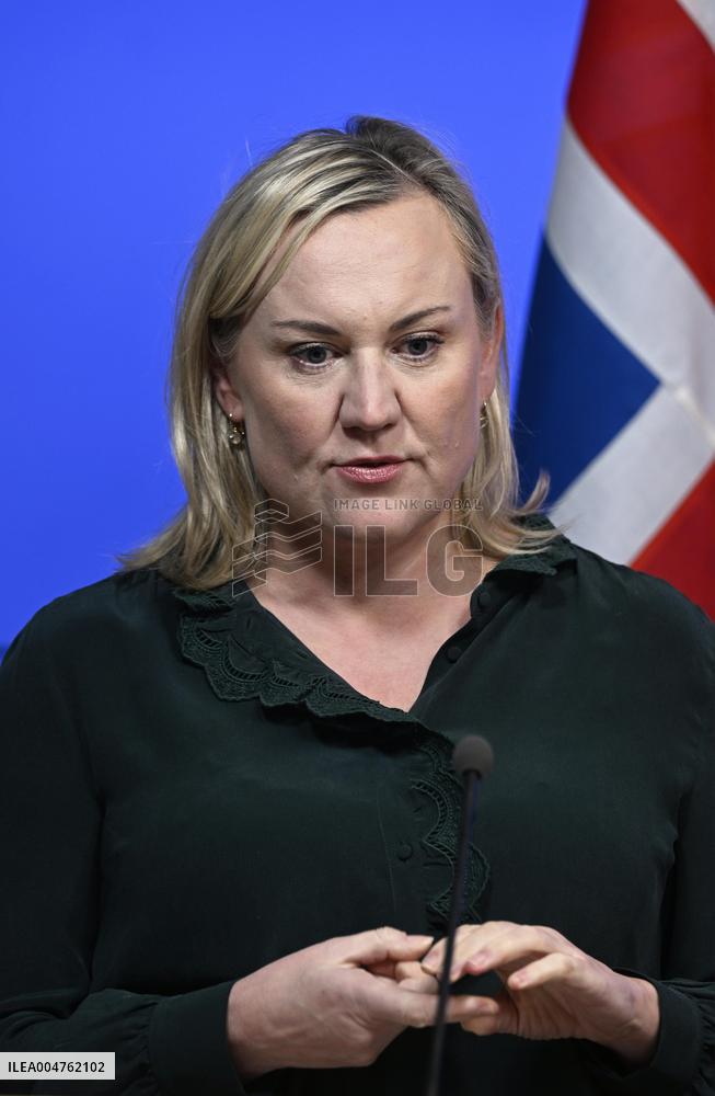 Press Conference of Nordic Ministers for Migration