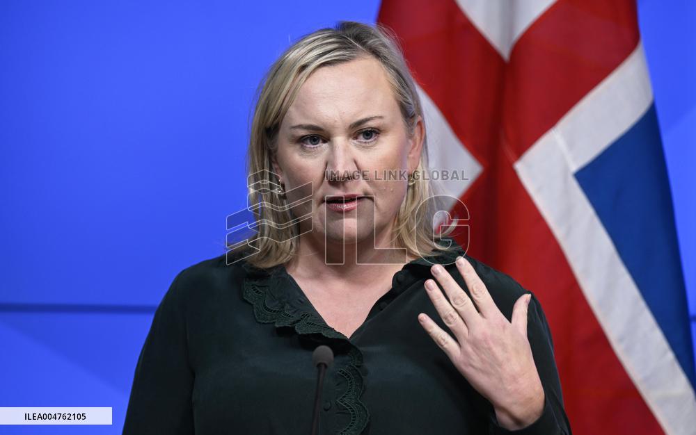 Press Conference of Nordic Ministers for Migration