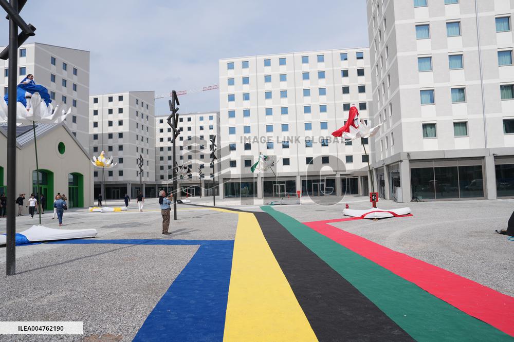 Presentation of the Cortina 2026 Olympic and Paralympic Village - Milan