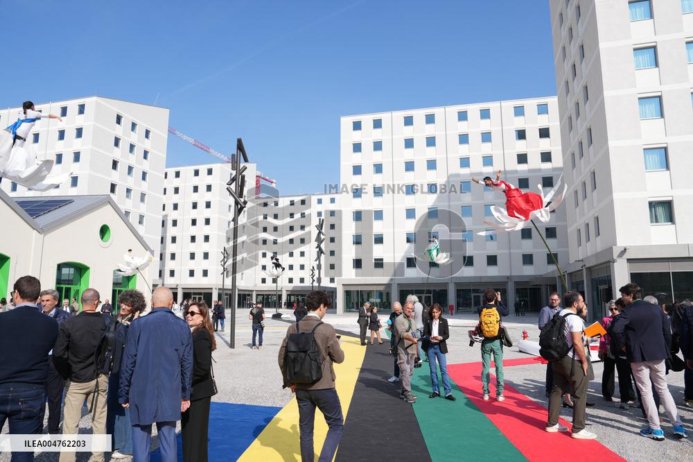 Presentation of the Cortina 2026 Olympic and Paralympic Village - Milan
