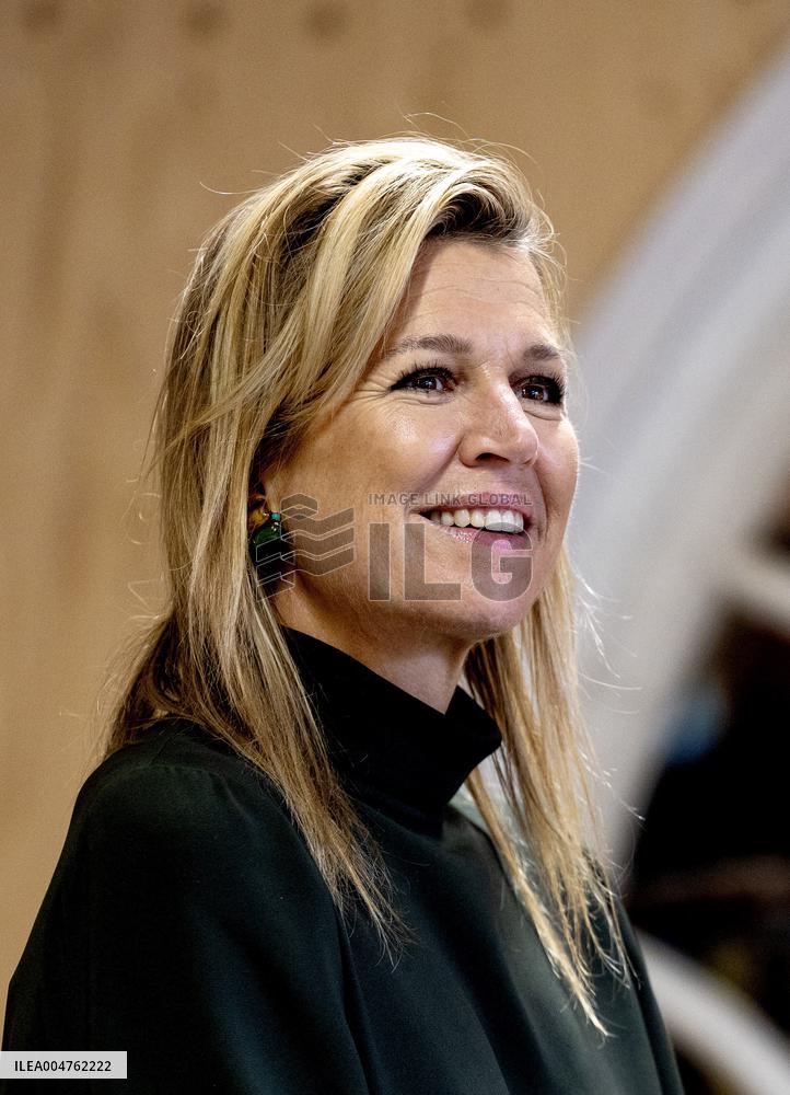 Queen Maxima Visits Practical Center for Craft Training - Netherlands