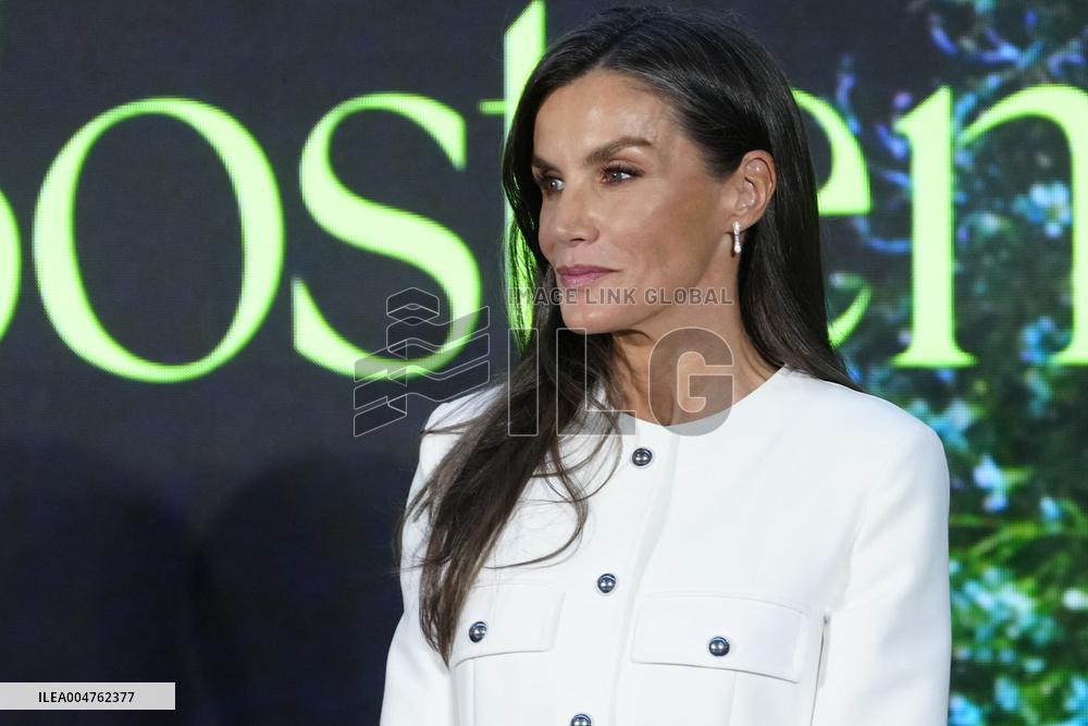 Queen Letizia Attends Delivery The Retina ECO 2025 Awards - Madrid