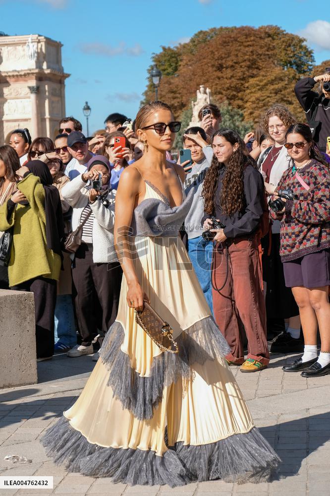 PFW - Caroline Daur At Louis Vuitton