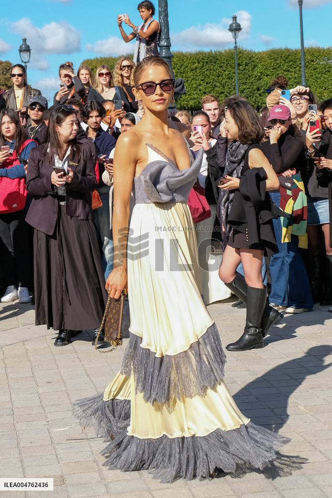 PFW - Caroline Daur At Louis Vuitton