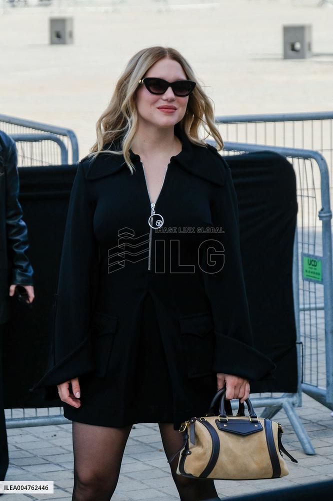 PFW - Celebs At Louis Vuitton