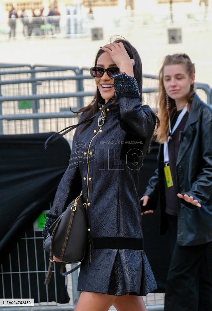 PFW - Celebs At Louis Vuitton