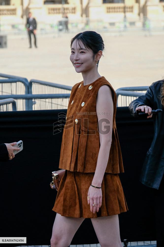 PFW - Celebs At Louis Vuitton