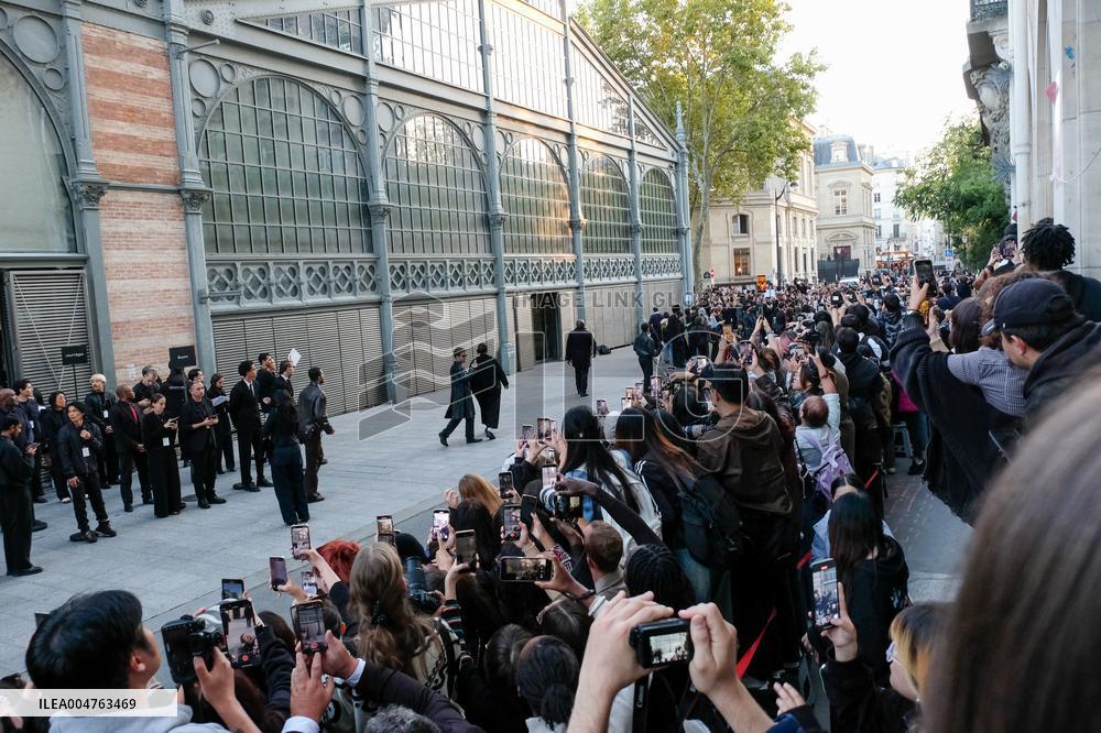PFW - Celebs At Courreges Show