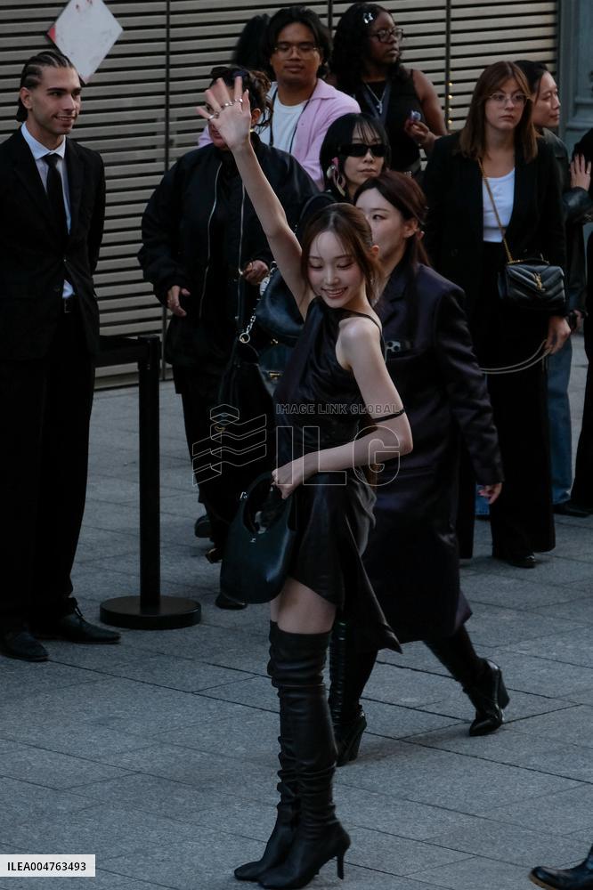 PFW - Celebs At Courreges Show