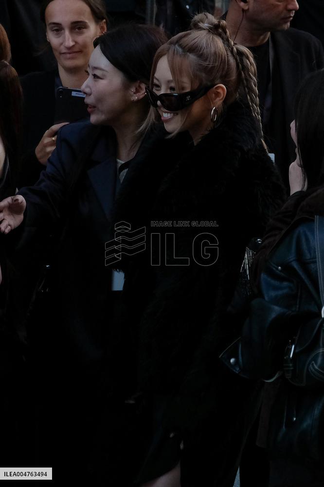 PFW - Celebs At Courreges Show