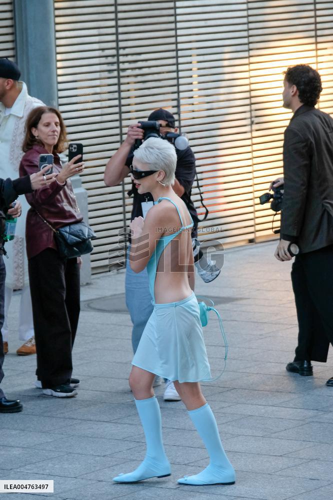 PFW - Celebs At Courreges Show