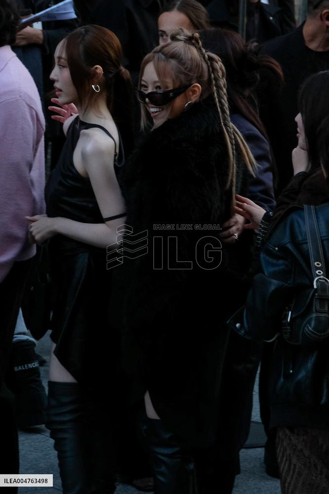 PFW - Celebs At Courreges Show