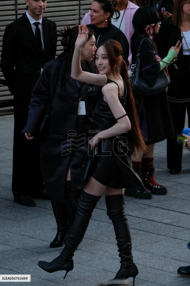 PFW - Celebs At Courreges Show