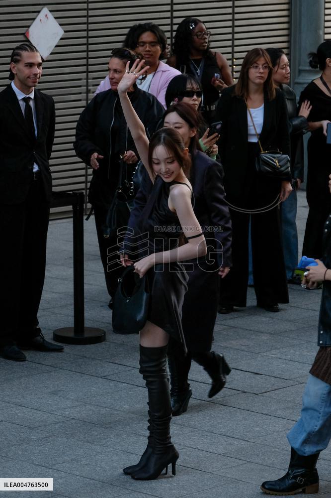 PFW - Celebs At Courreges Show