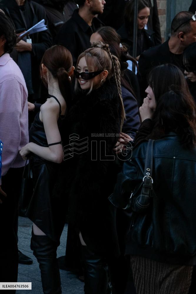 PFW - Celebs At Courreges Show