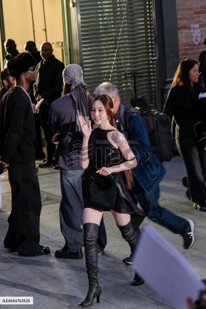 PFW - Celebs At Courreges Show