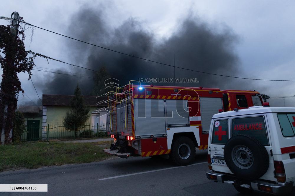 Drone Strike Aftermath - Kharkiv
